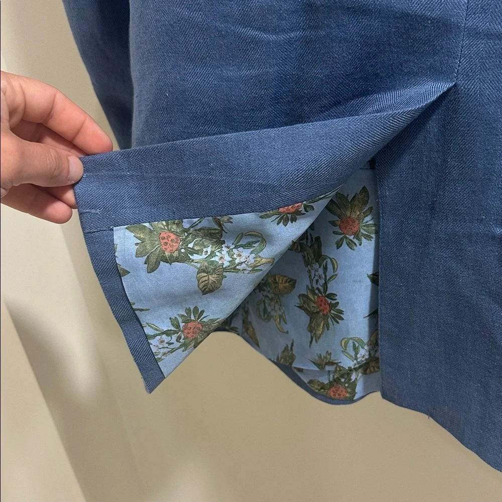 Lauren Ralph Lauren Ultraflex Sport Coat Blue Mens 44R - Picture 5 of 6